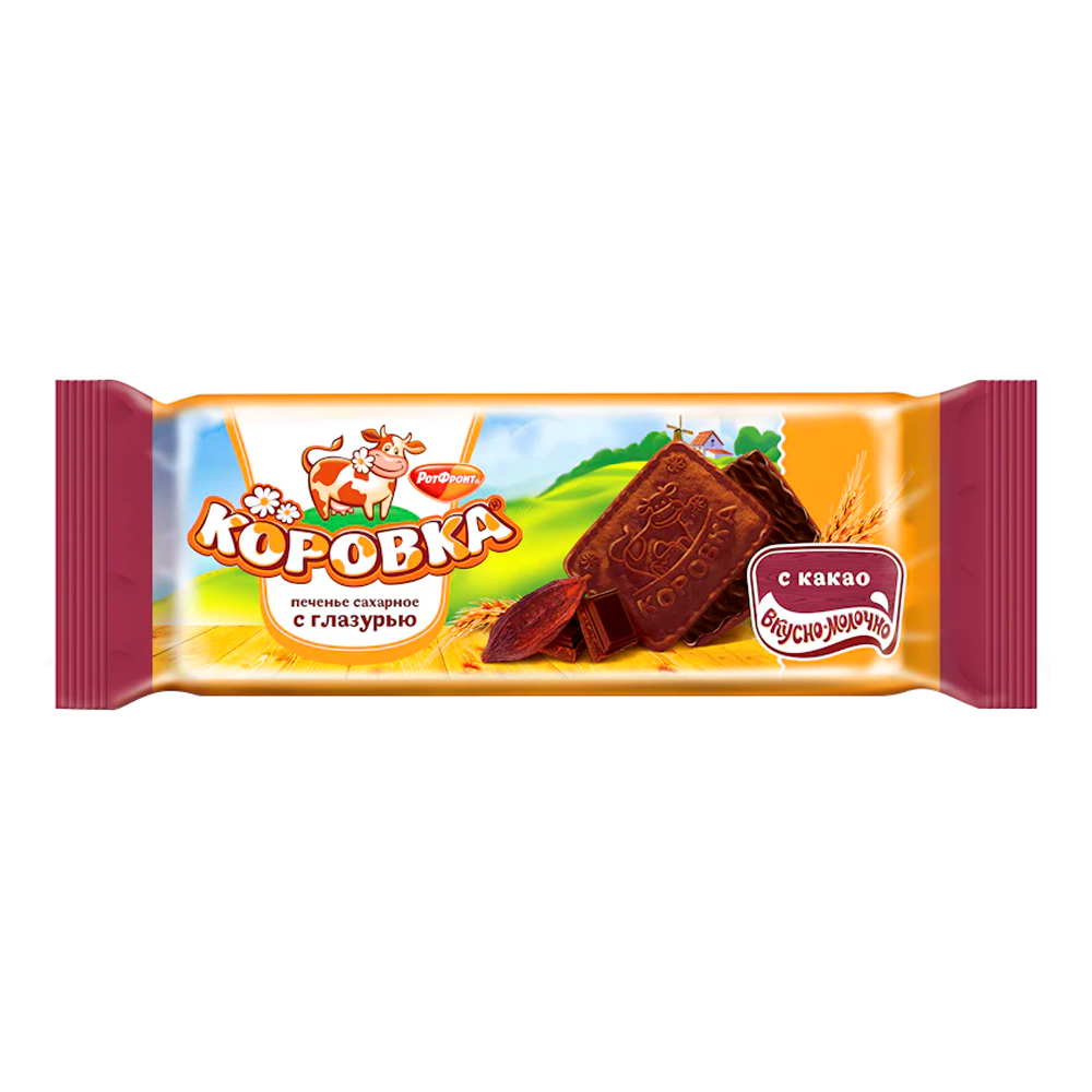 Печенье «Шоколадная коровка с какао» – 4,06 унции (115 г)